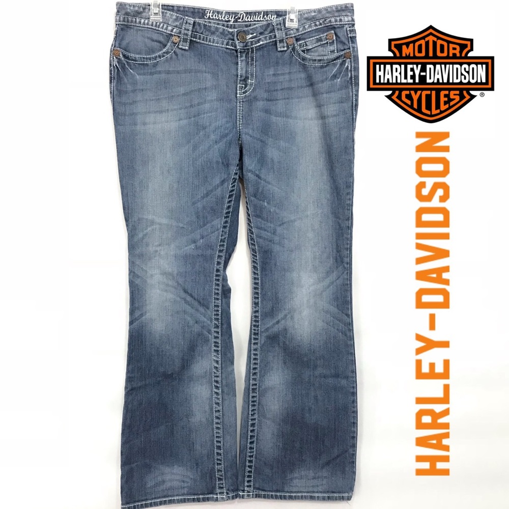 Harley Davidson Denim Jeans 16x31 Womens